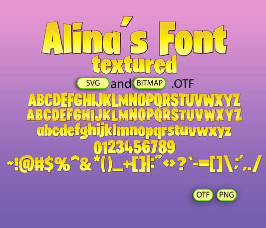 Victory Island Font Textured - Alina's Fonts