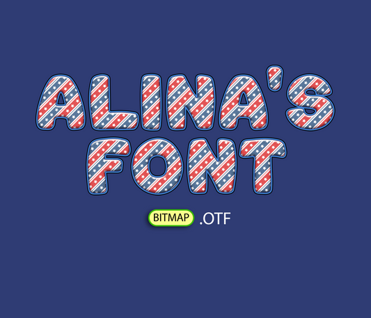 FREE Stars and Stripes Decorative Pattern Font