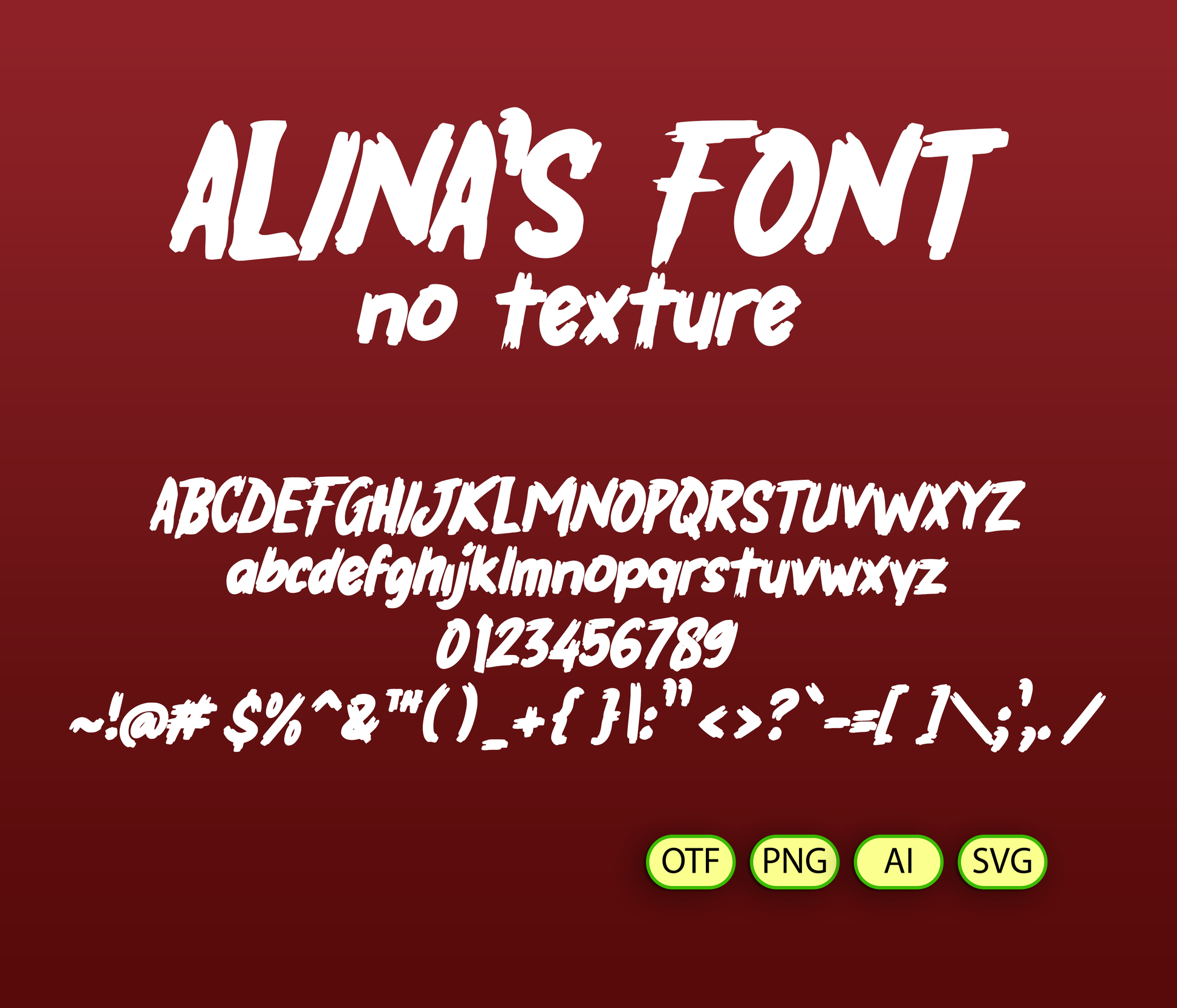 Fearsome Night Font - Alina's Fonts