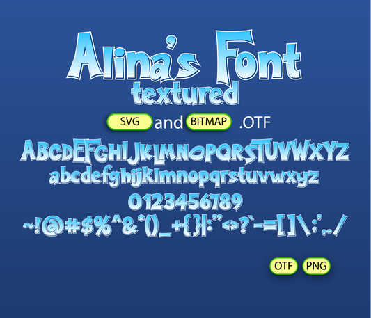 Frosty Winter Magic Font Textured