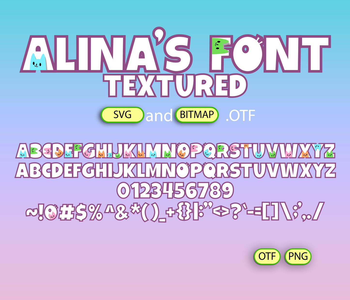 Enchanted Dollhouse Font Textured - Alina's Fonts