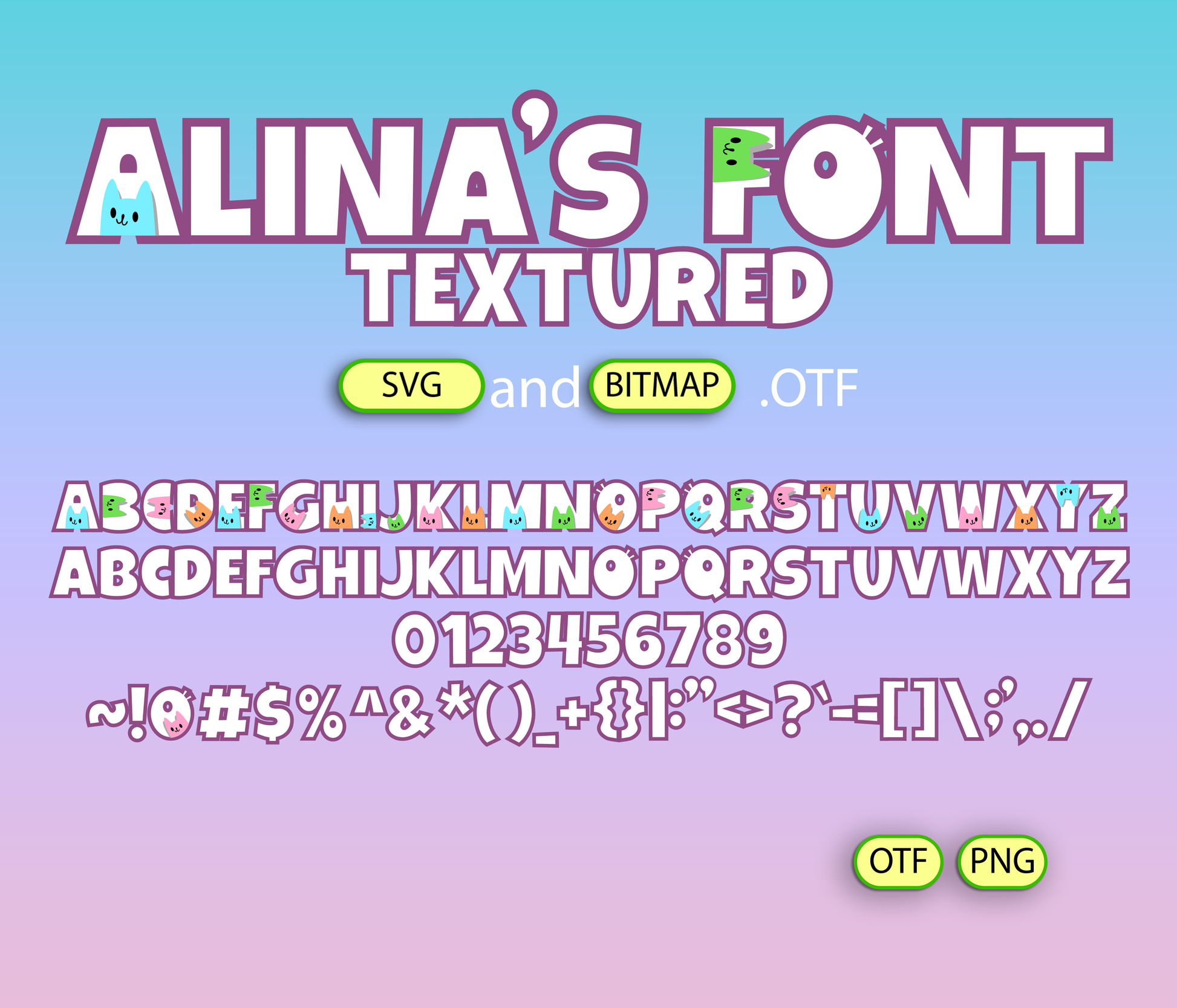 Enchanted Dollhouse Font Textured - Alina's Fonts