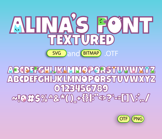 Enchanted Dollhouse Font Textured - Alina's Fonts