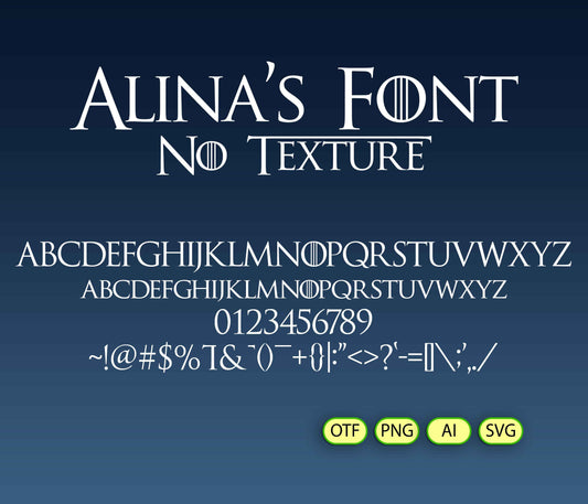 Kingdoms of Thrones Font - Alina's Fonts