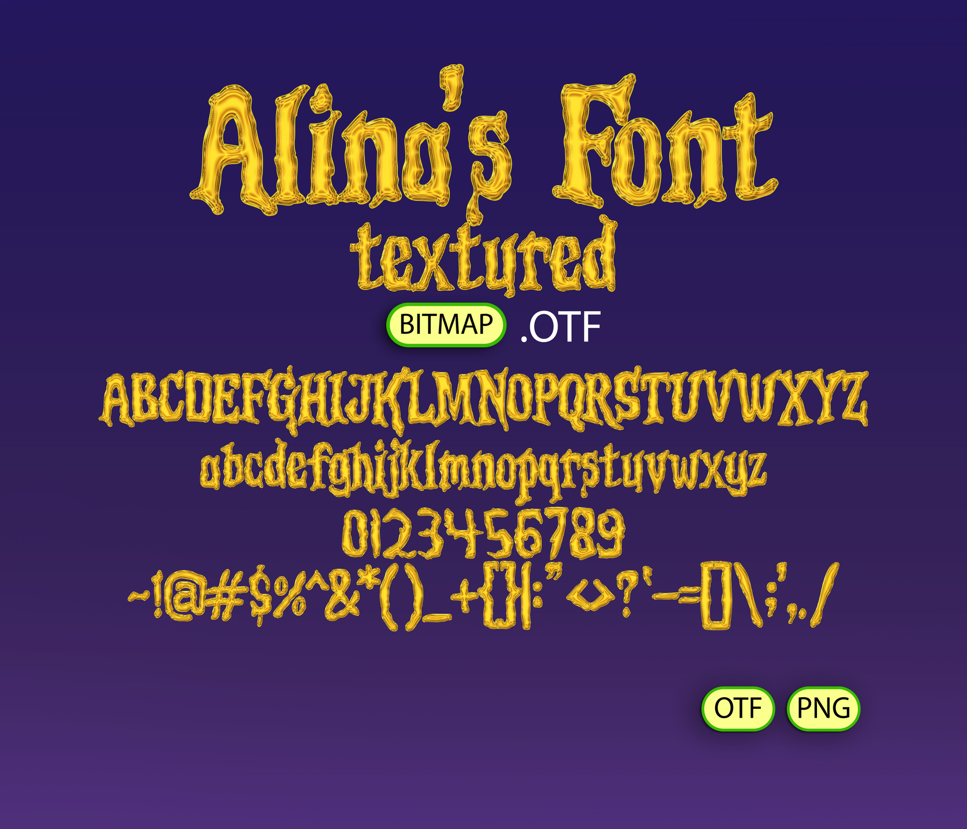 Spine-Chiller Scare Font Textured - Alina's Fonts