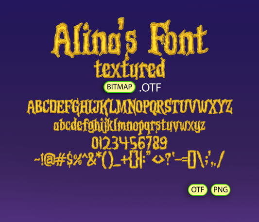 Spine-Chiller Scare Font Textured - Alina's Fonts