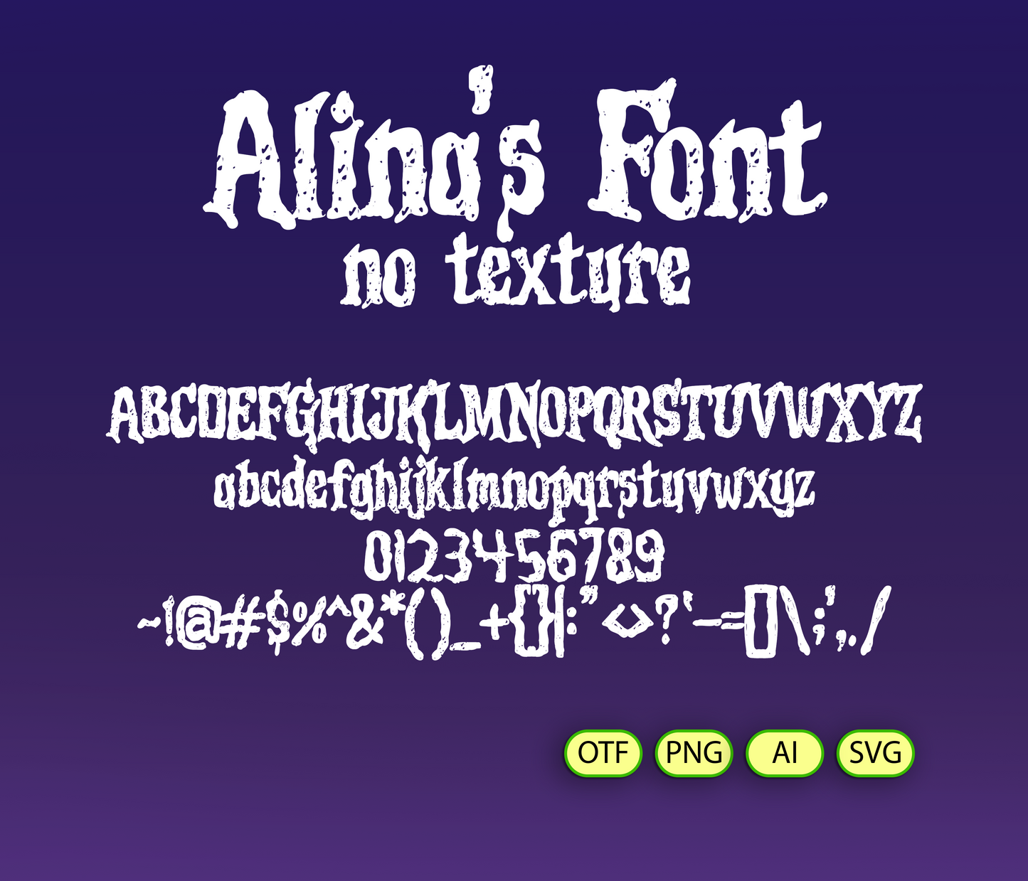 Creepy Tales Terror Font Textured - Alina's Fonts