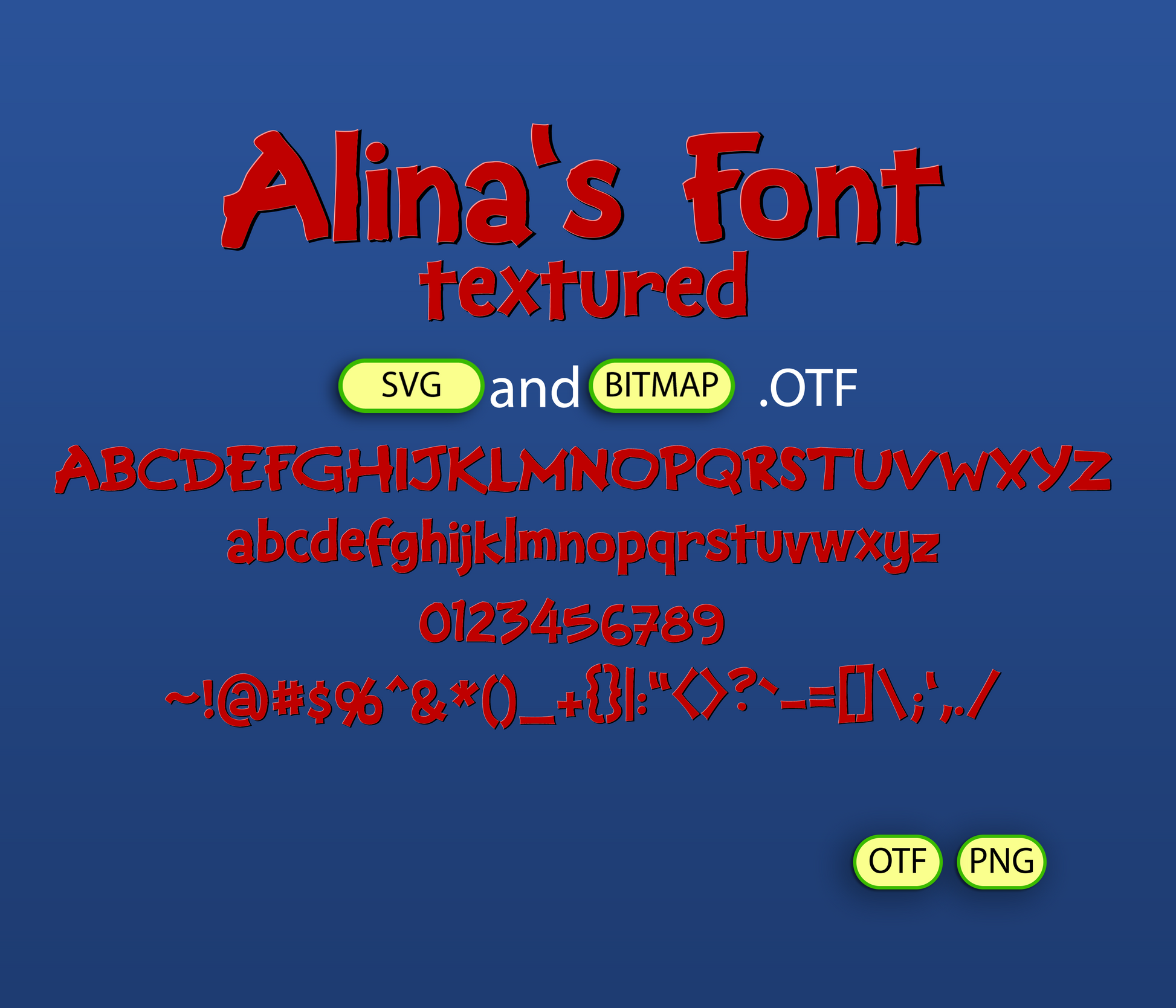 Mischief Maker Font Textured - Alina's Fonts