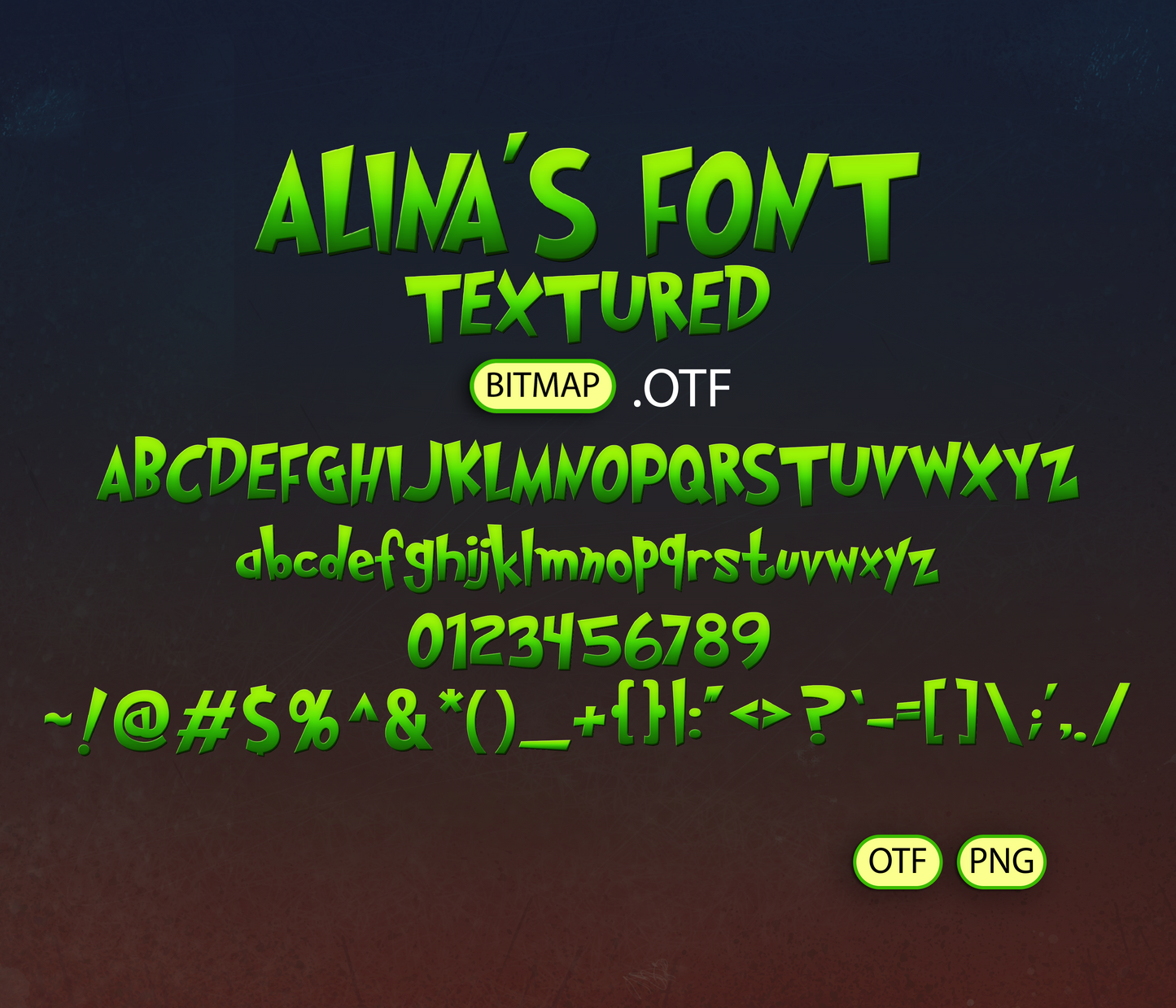 The Whimsical Grump Font Textured - Alina's Fonts