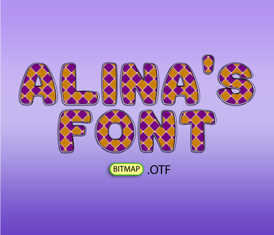 Halloween Geometric Pattern Font