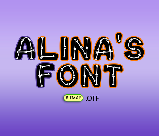 FREE Halloween Bone Walkers Pattern Font