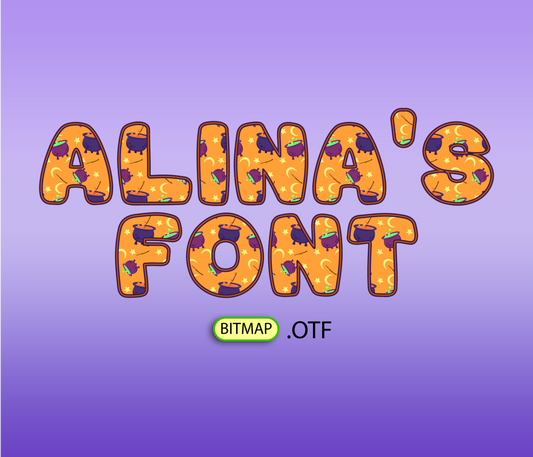 Halloween Spider Pattern Font