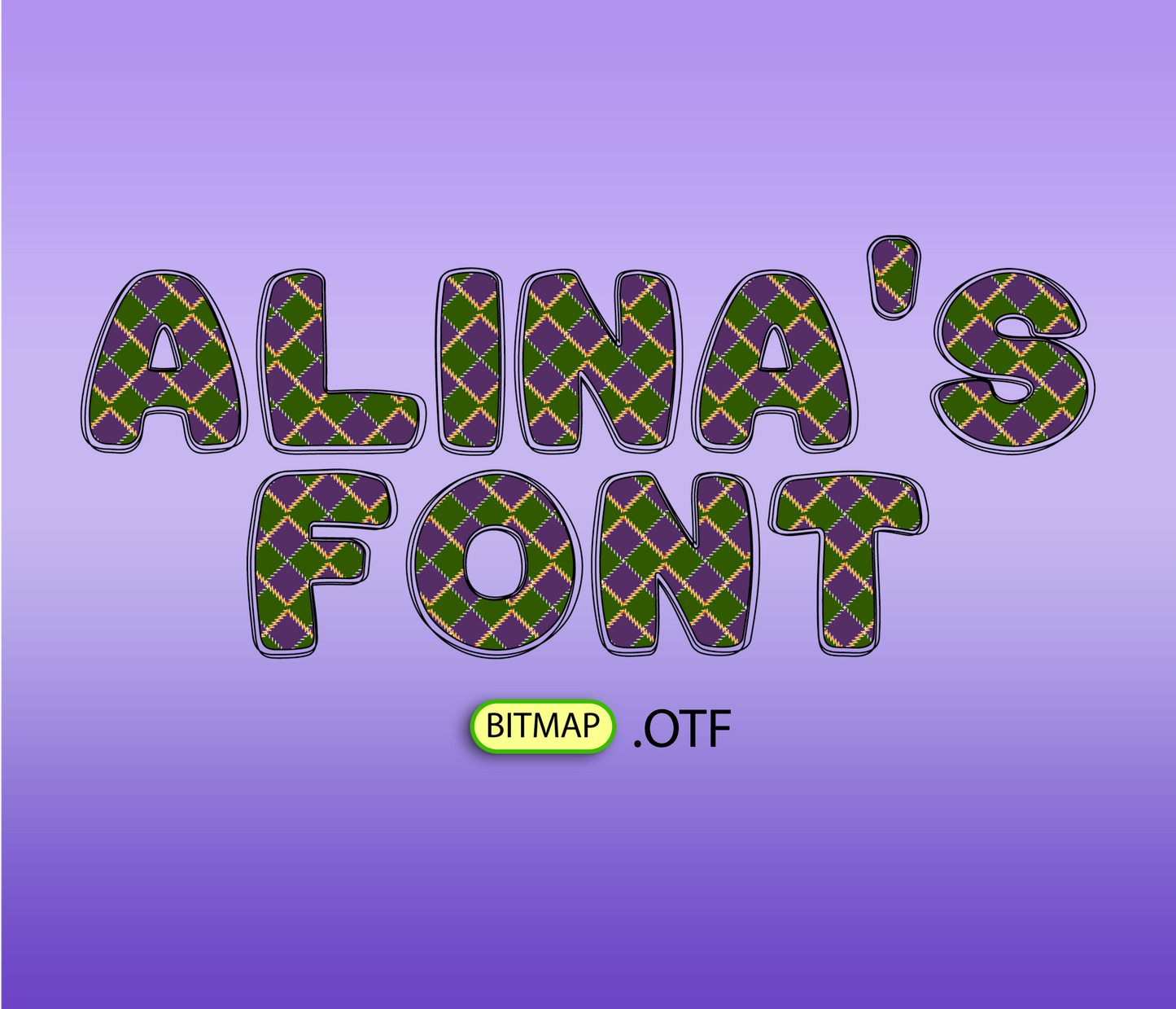 Halloween Spooky Pattern Font