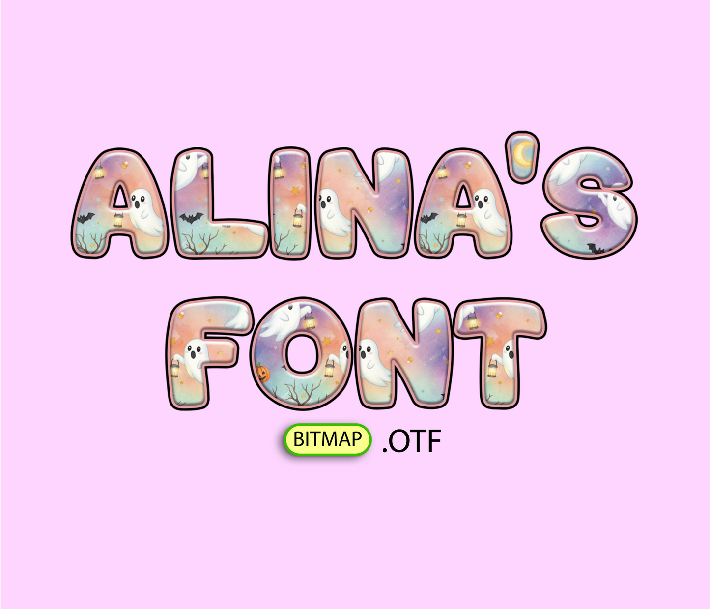 Friendly Spirits Pattern Font