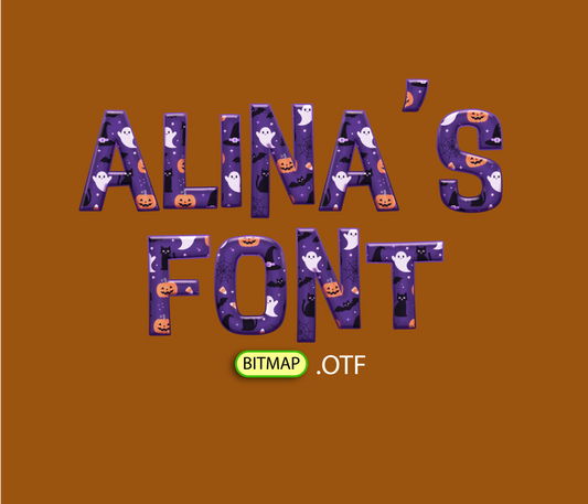 FREE Halloween Pumpkin Ghosts Pattern Font