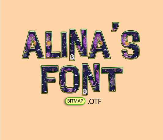 FREE Halloween Cute Monsters Pattern Font