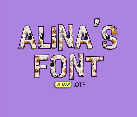 FREE Halloween Bats Pattern Font