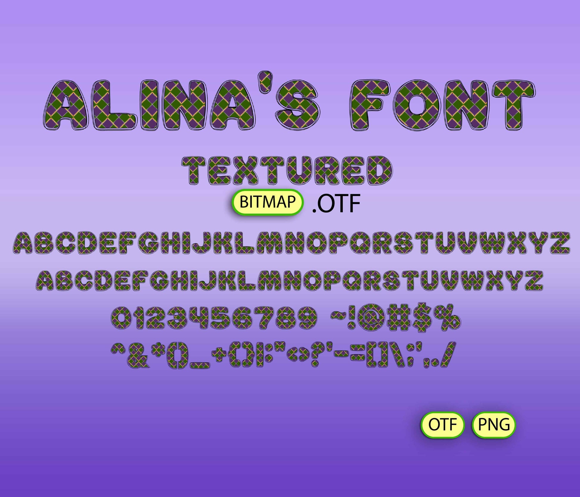 Halloween Spooky Pattern Font - Alina's Fonts