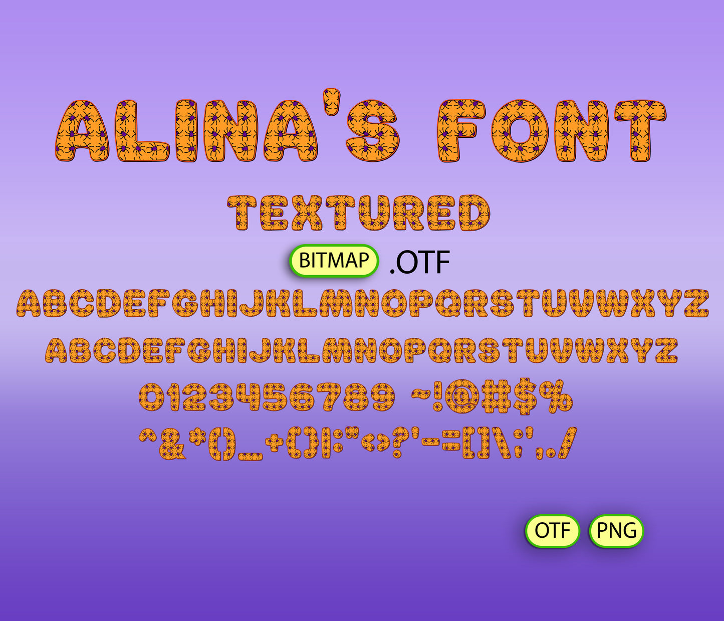October Frights Pattern Font