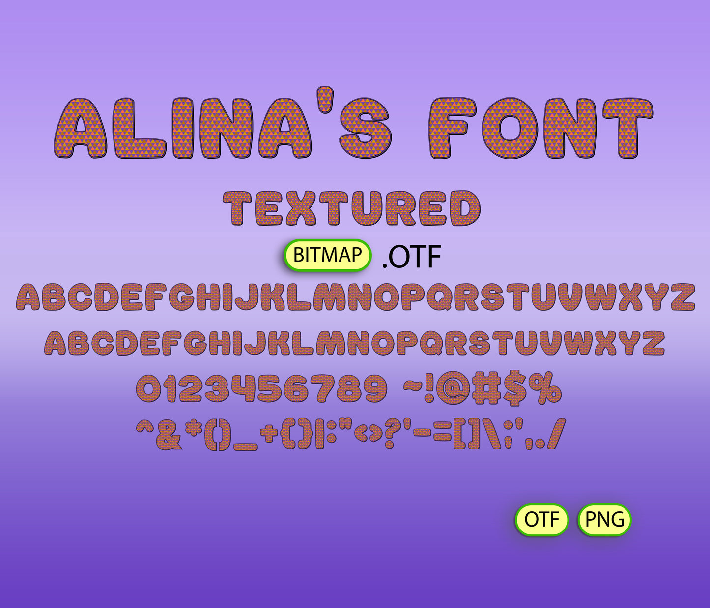 Witch's Brew Pattern Font