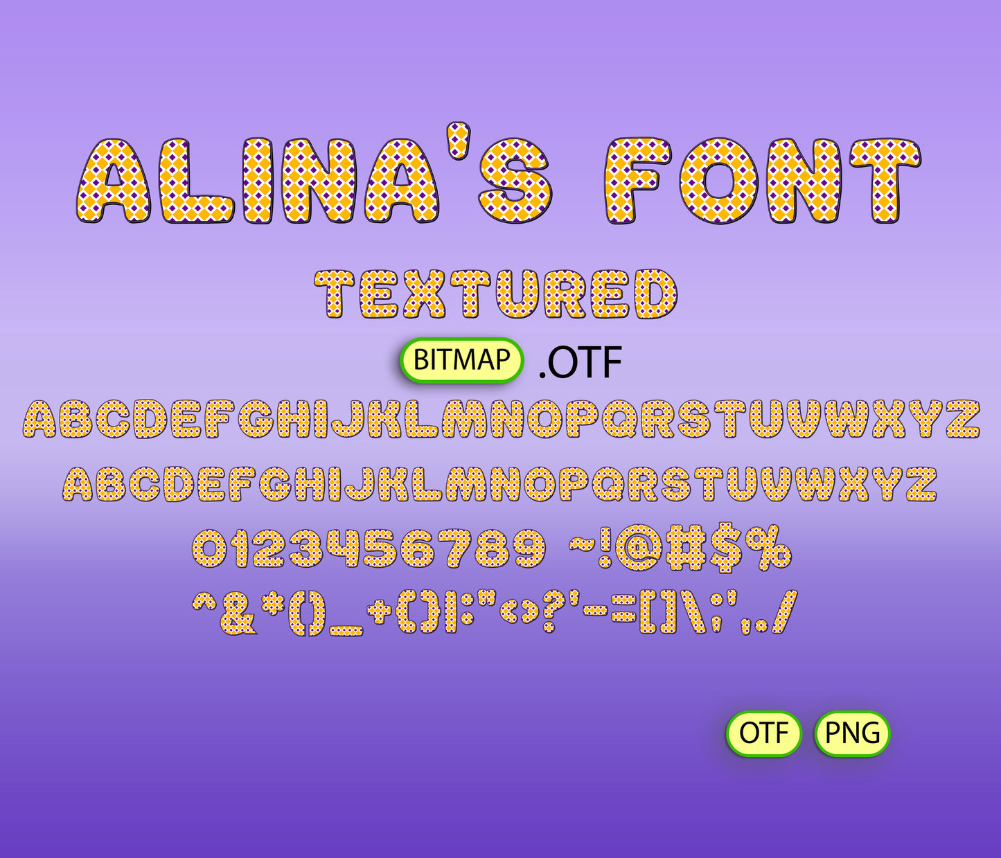 Spooky Season Pattern Font Autumn Terror