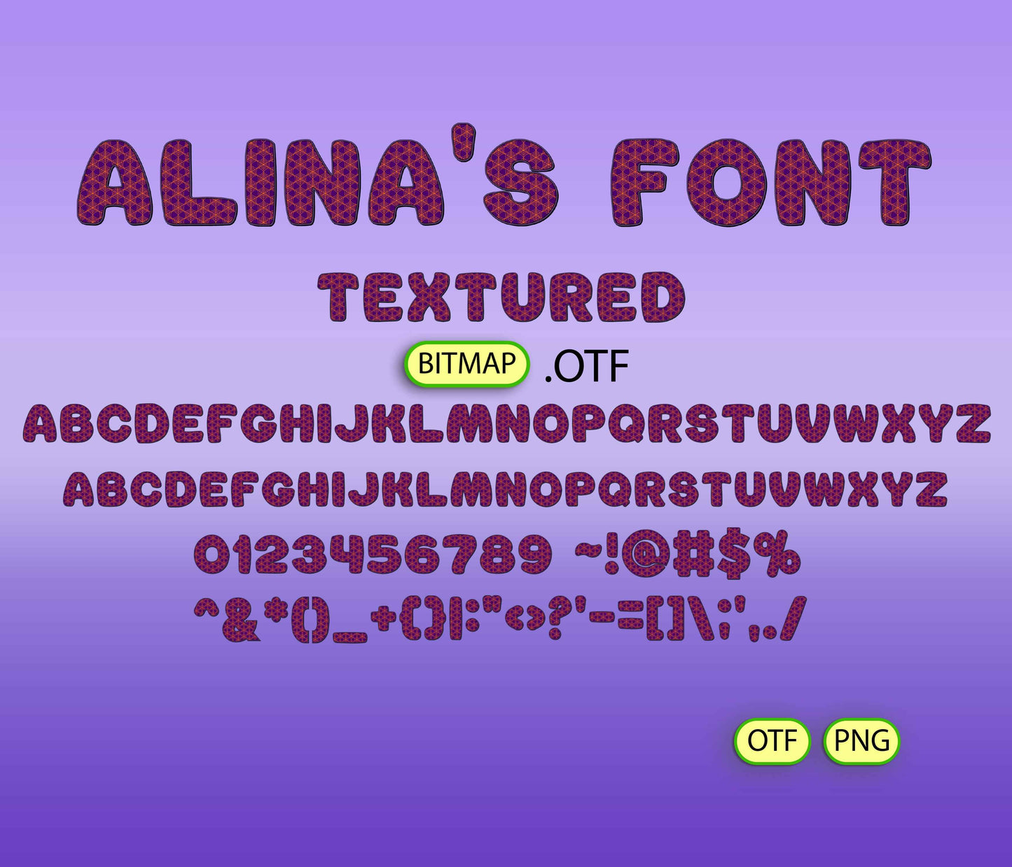 Halloween Magic Pattern Font - Alina's Fonts