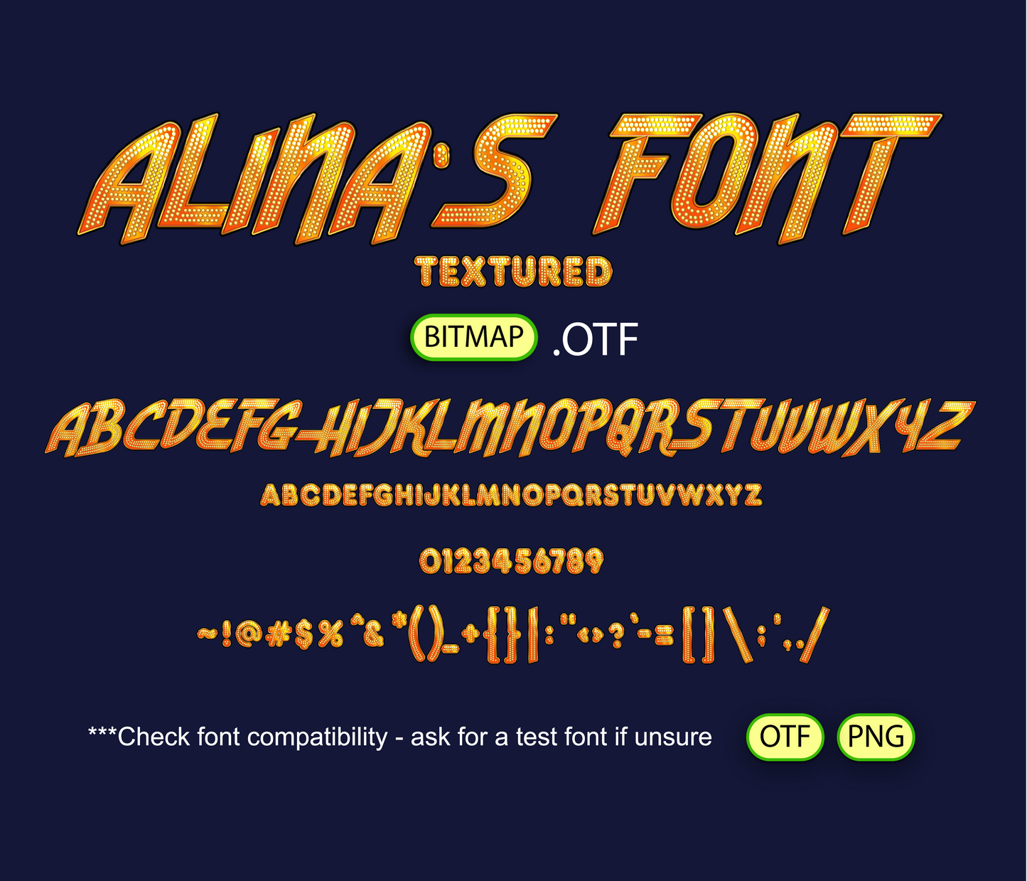 Pop Star Glam Font Textured