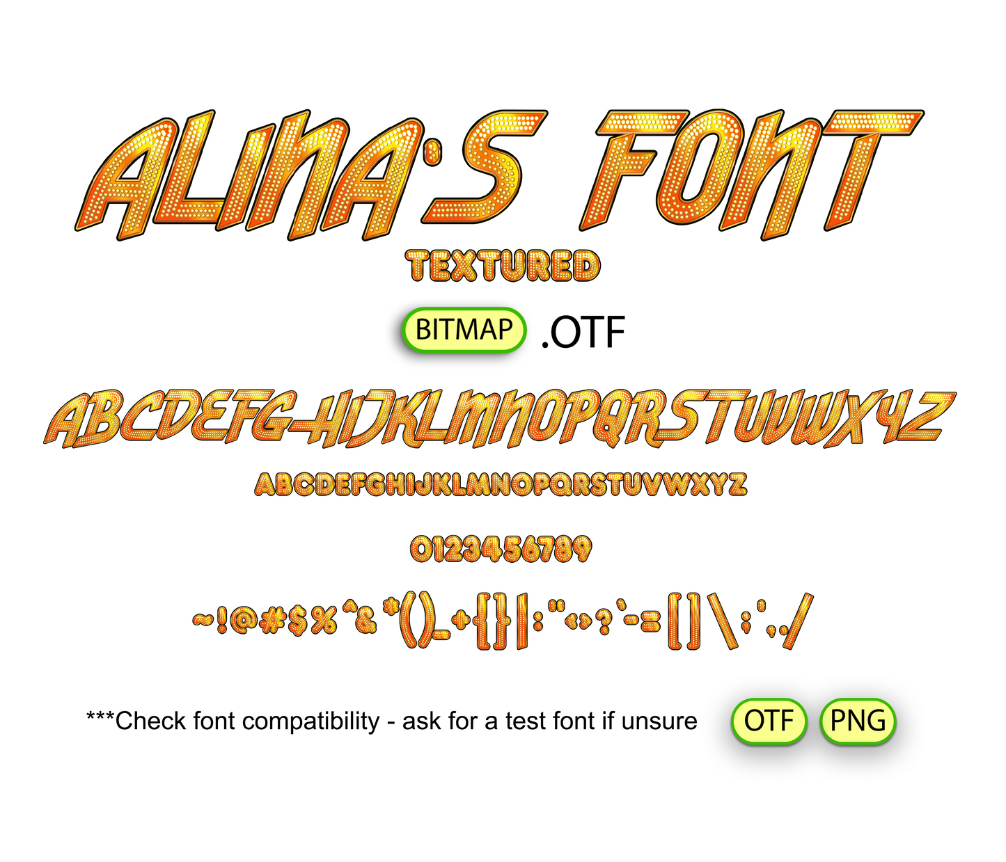 Pop Star Glam Font Textured