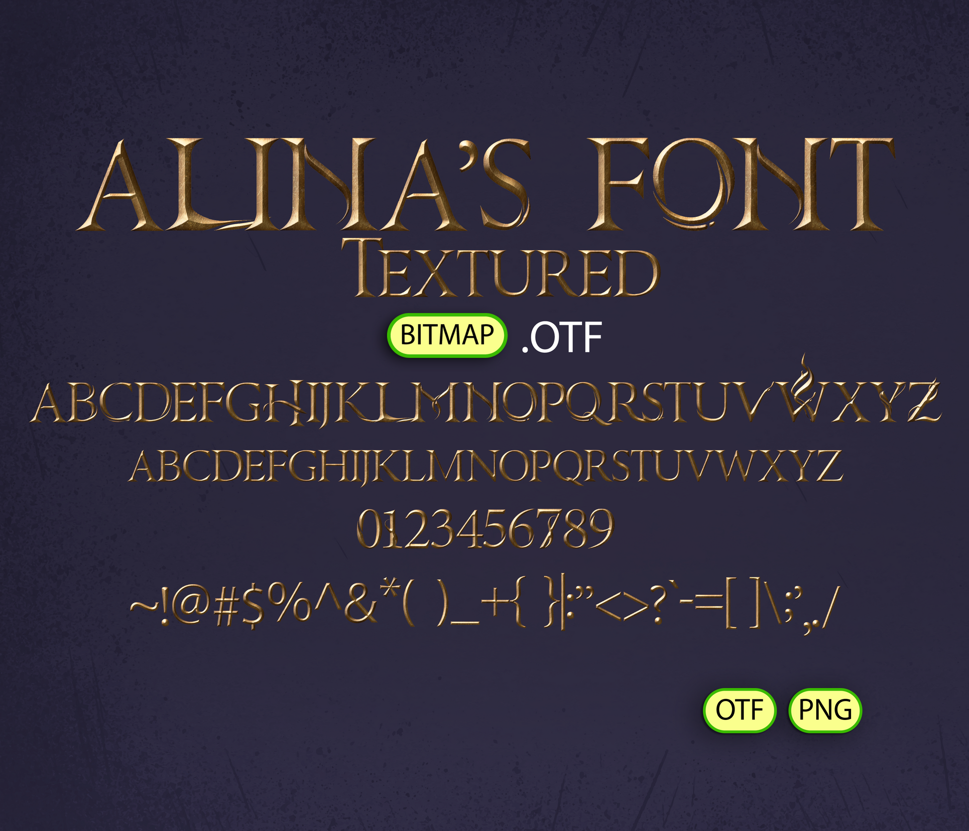 Enchanted Academy Legacy Font Textured - Alina's Fonts