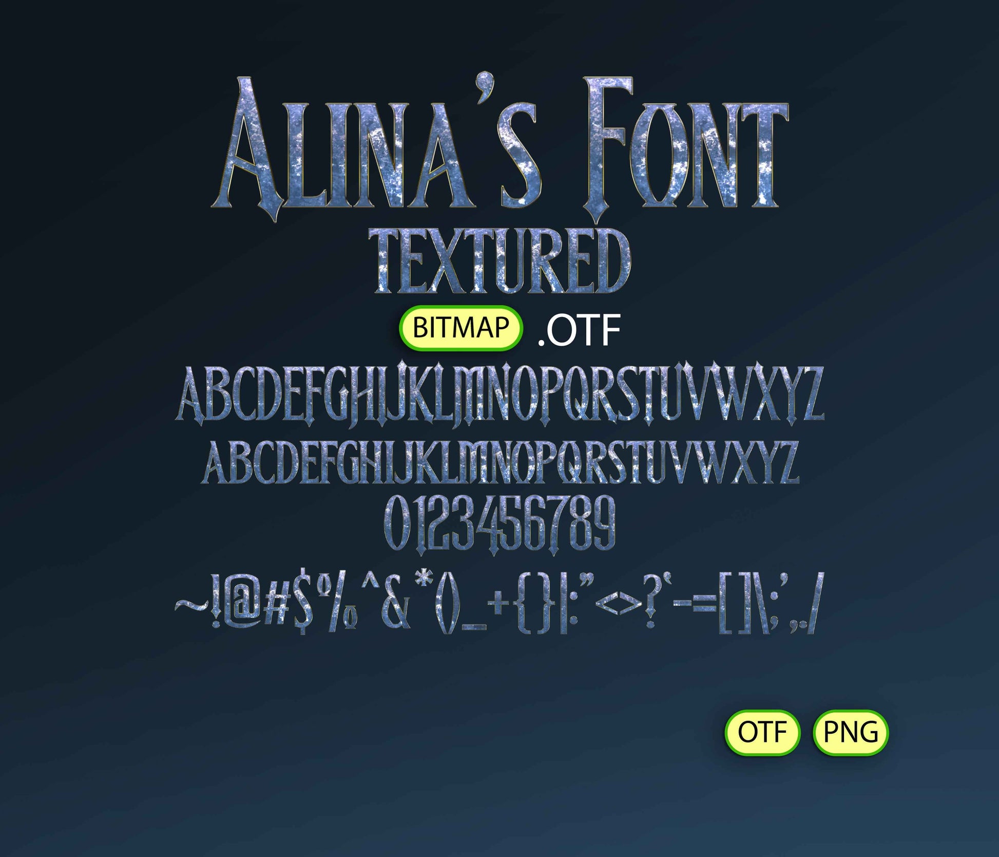 Eerie Manor Font Textured - Alina's Fonts