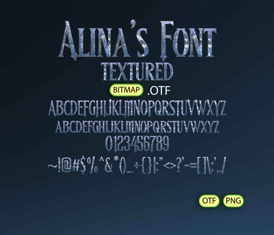 Eerie Manor Font Textured - Alina's Fonts