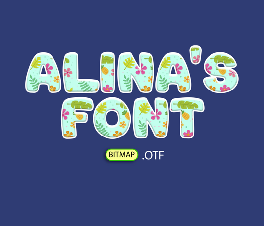 Island Rhythm Pattern Font