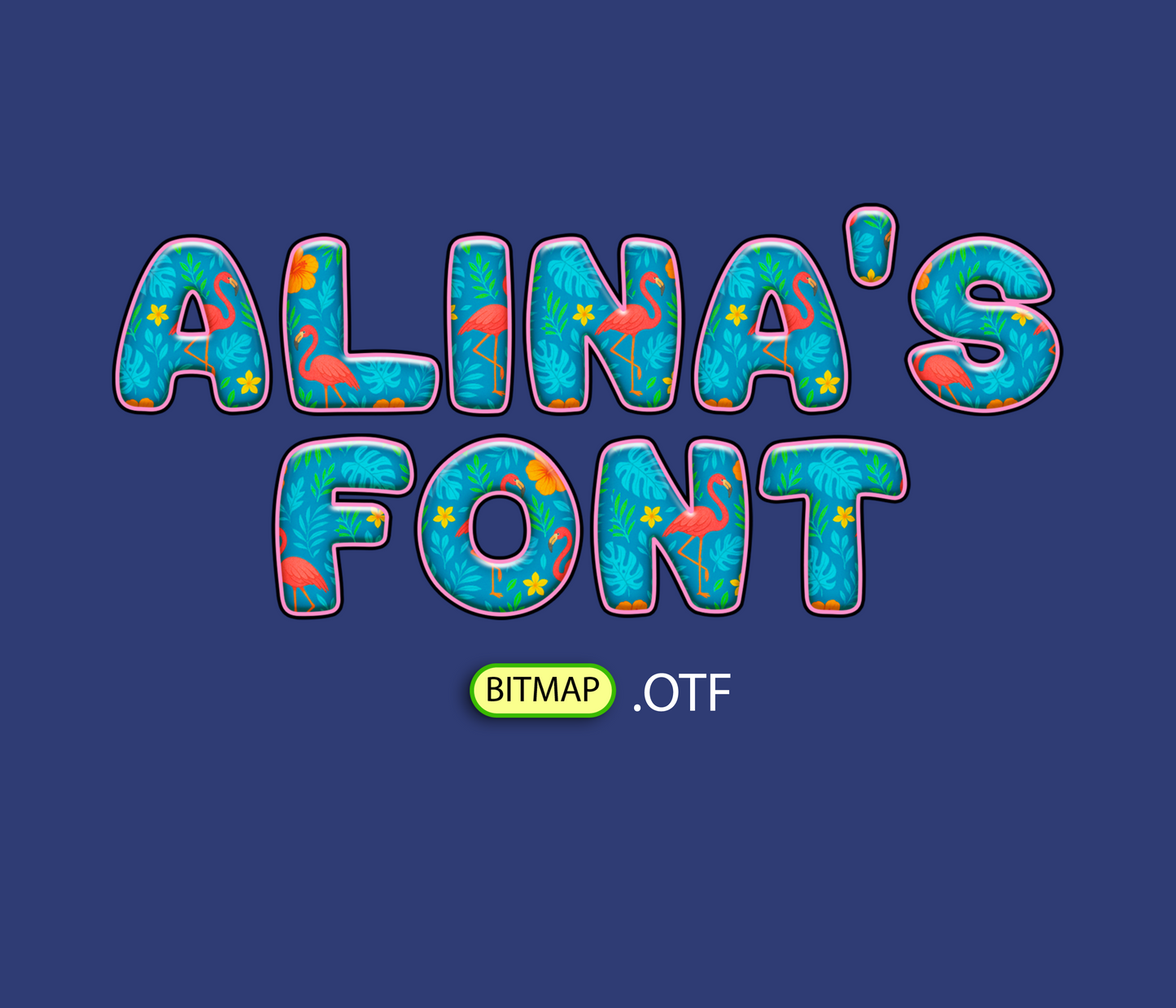 FREE Aloha Islands Pattern Font