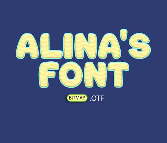 FREE Tropical Paradise Pattern Font