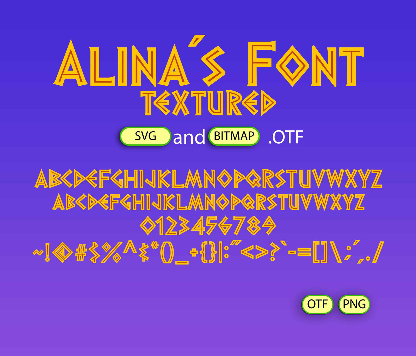 Heroic Demigod Font Textured - Alina's Fonts