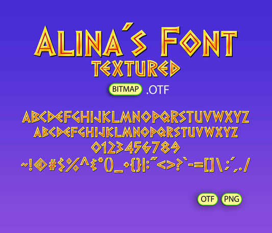 Heroic Greek Font Textured - Alina's Fonts