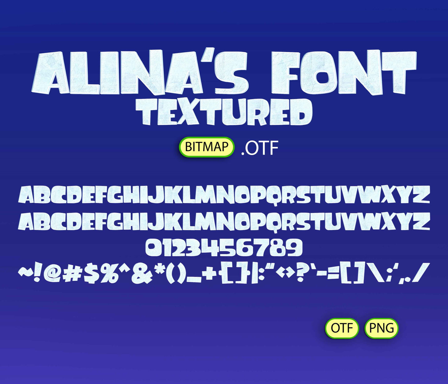 Frost Era Font Textured - Alina's Fonts
