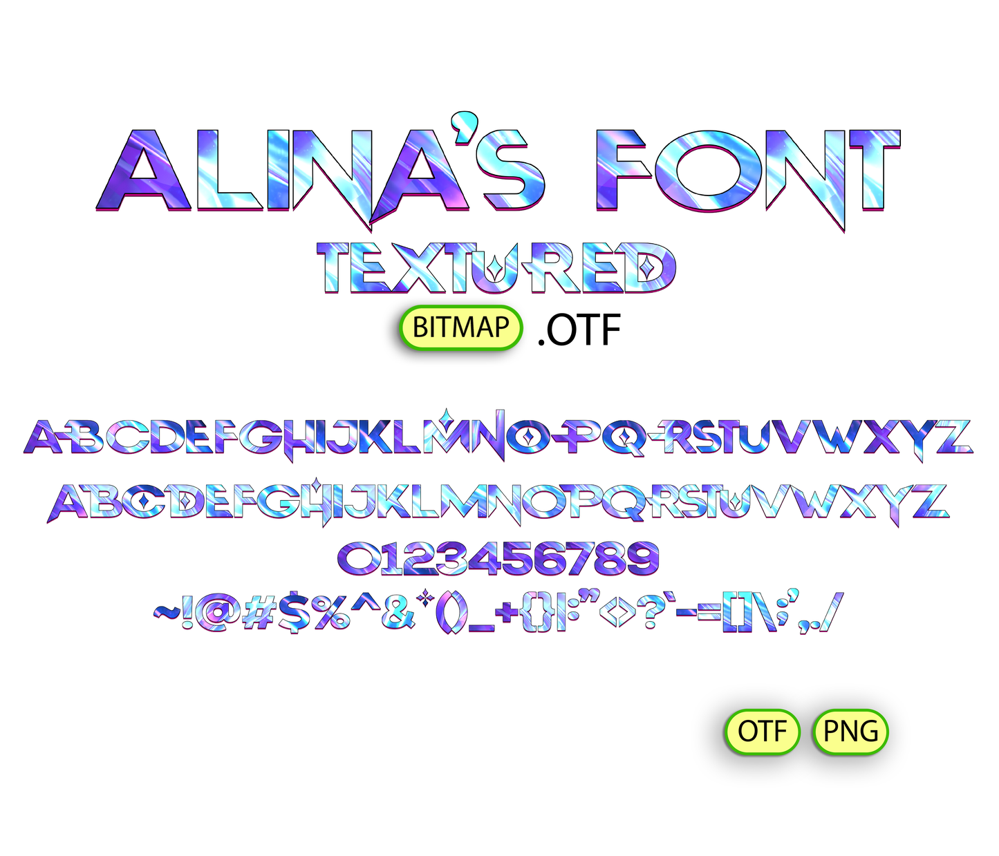 Pop Star Slayers Font Textured