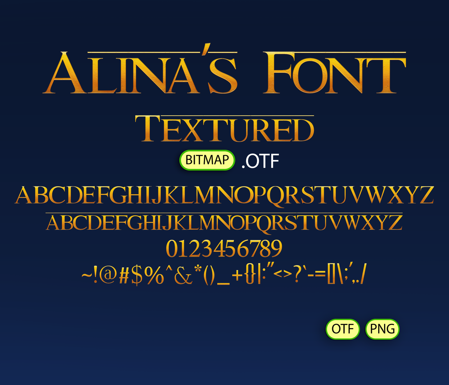 Savannah King Font Textured - Alina's Fonts