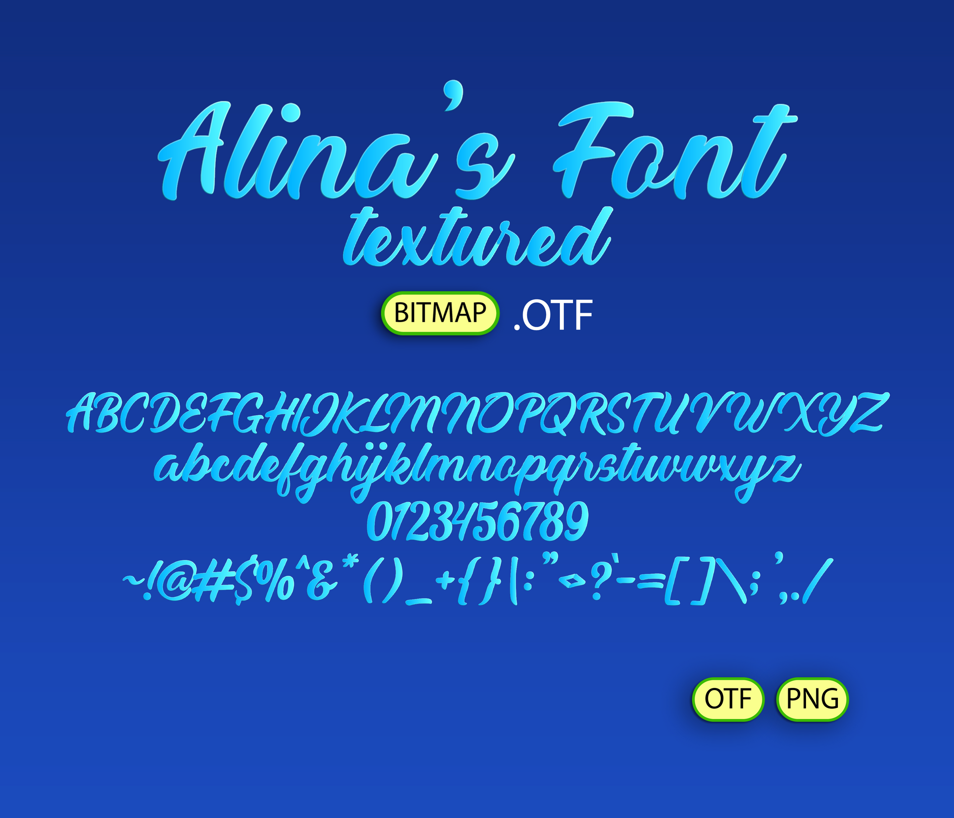 Rainbow Fantasy Font Textured Bundle - Alina's Fonts