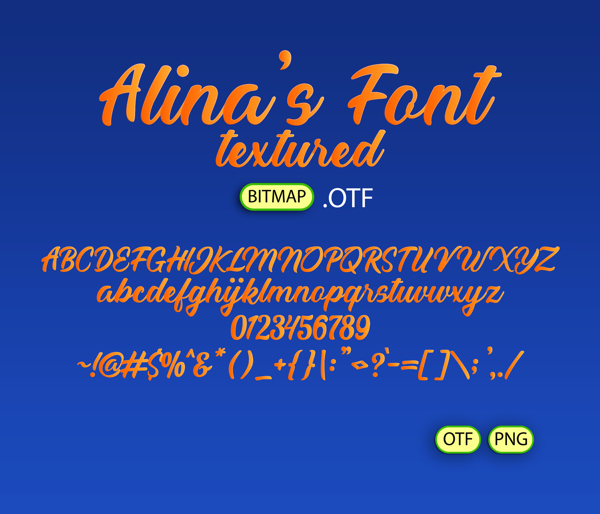 Rainbow Fantasy Font Textured Bundle - Alina's Fonts