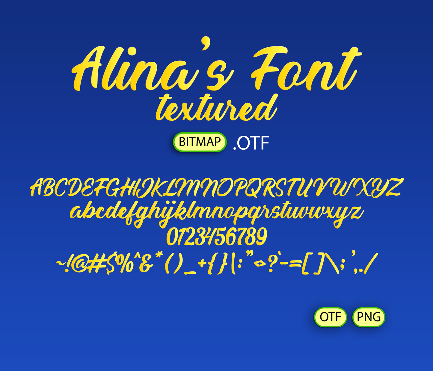 Rainbow Fantasy Font Textured Bundle - Alina's Fonts