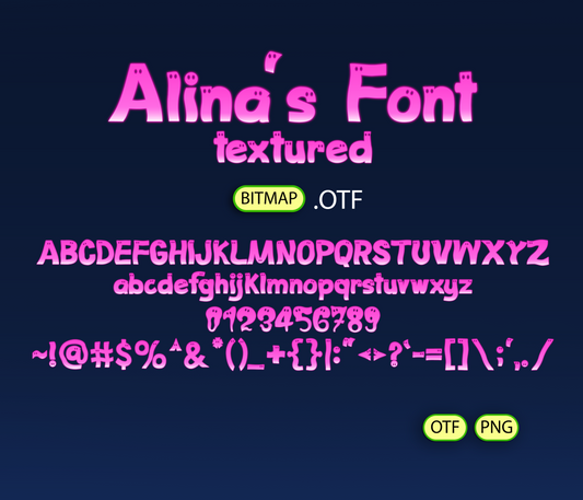 Spectral Sidekick's Font Textured - Alina's Fonts