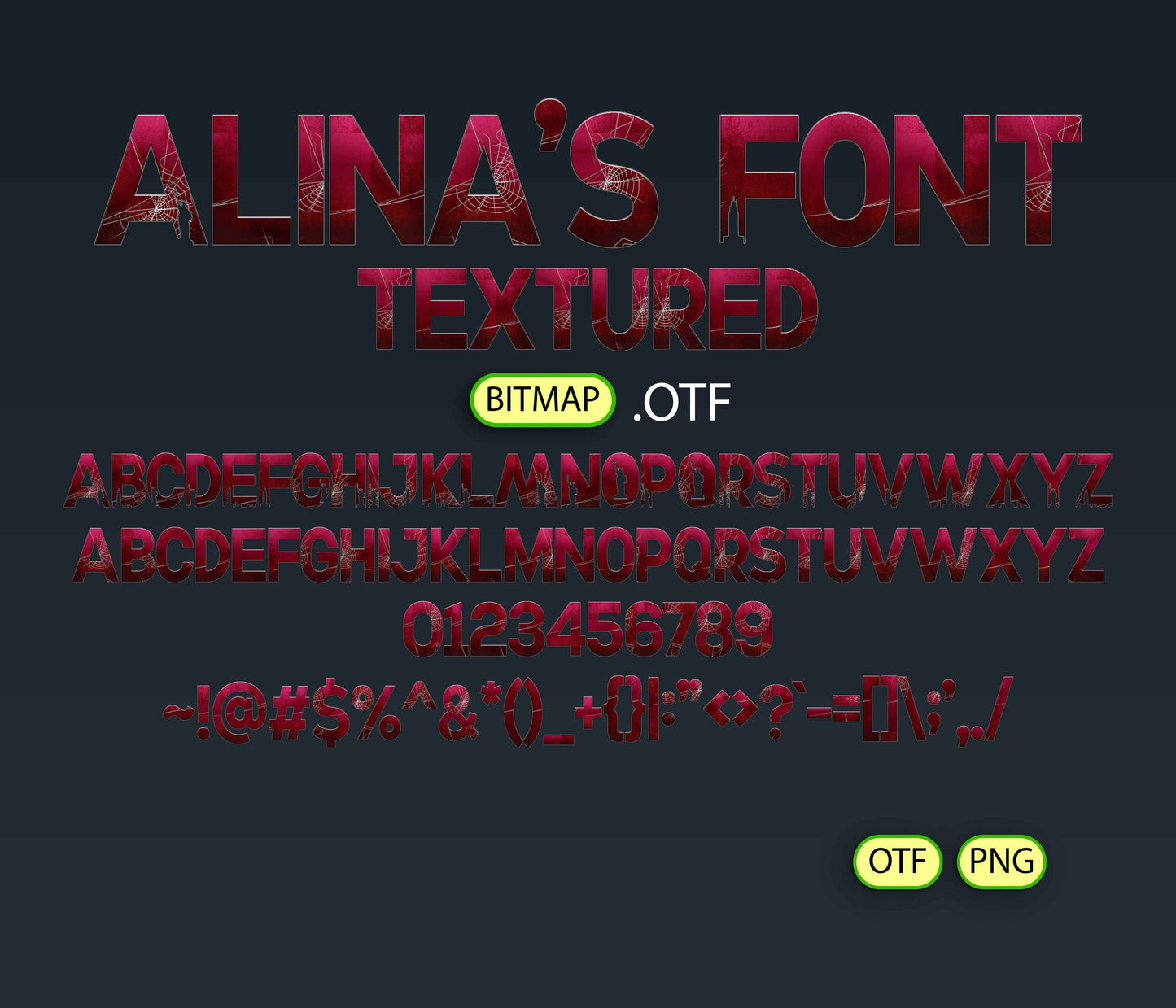 Mystic Oracle Font Textured - Alina's Fonts
