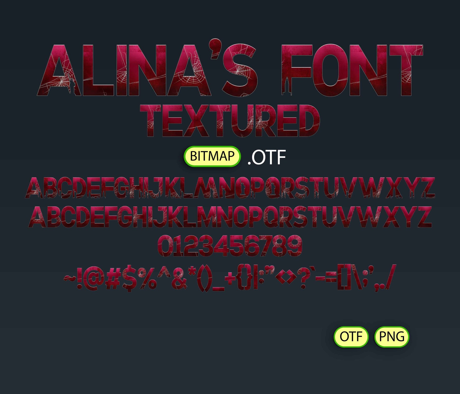 Mystic Oracle Font Textured - Alina's Fonts