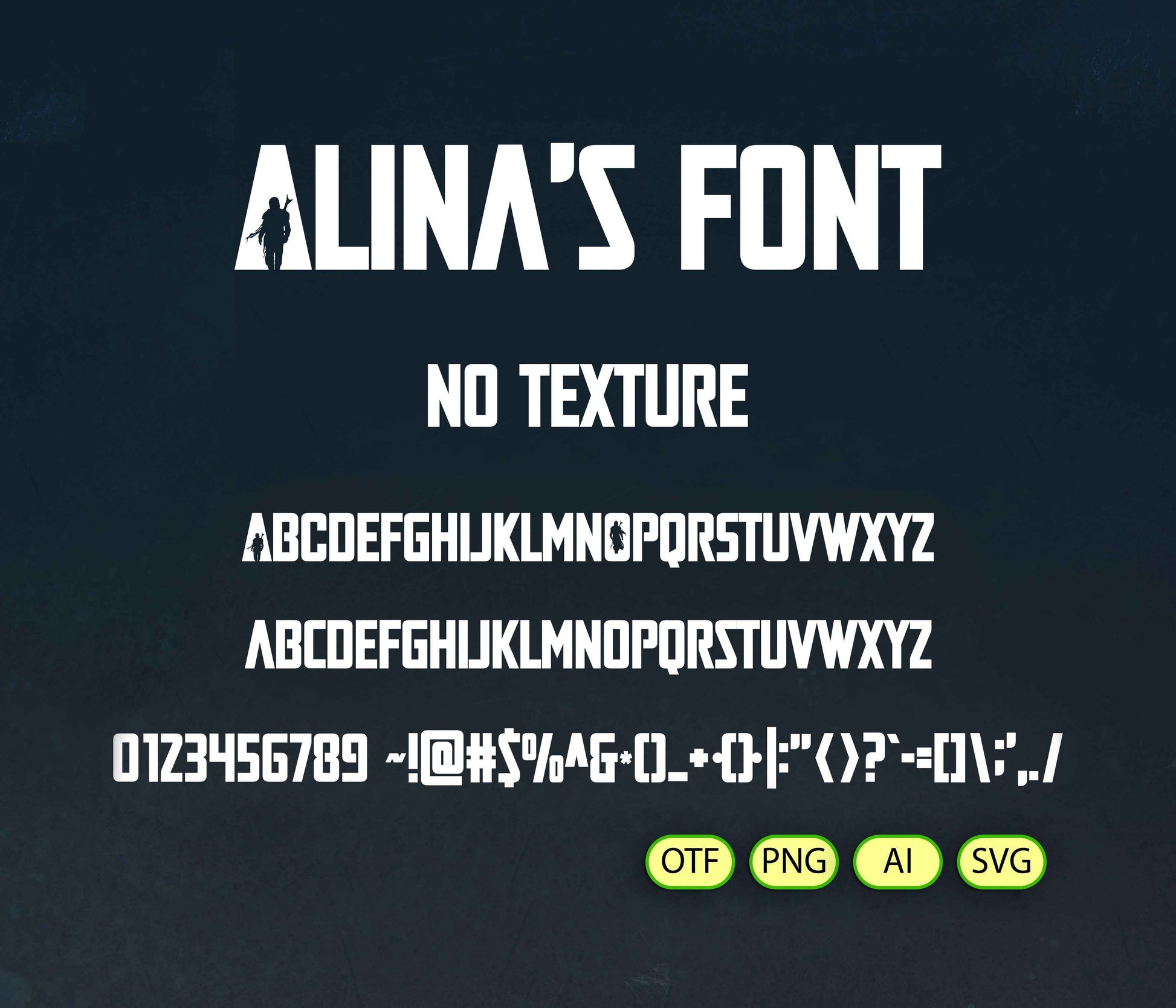 Galactic Bounty Hunter Font - Alina's Fonts
