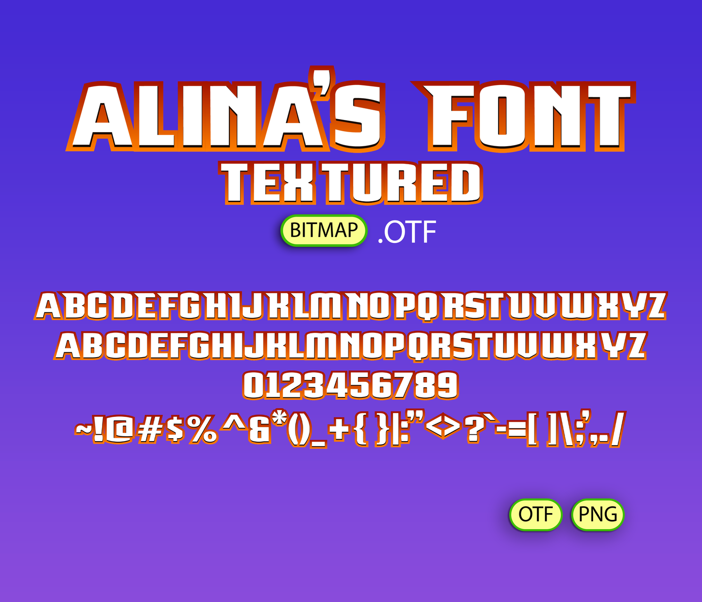 Epic Showdown Font Textured - Alina's Fonts