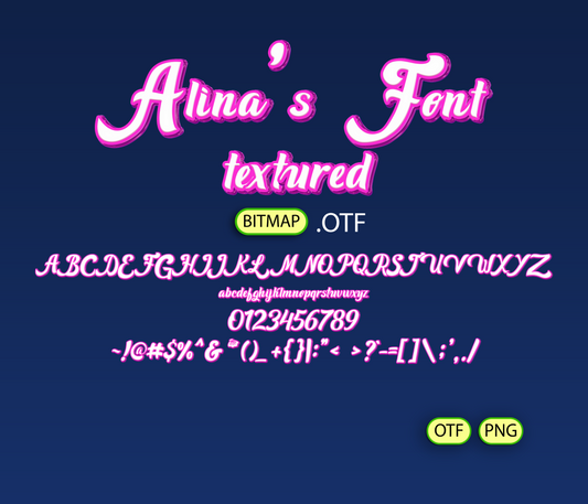 Enchanted Sea Siren Font Textured - Alina's Fonts