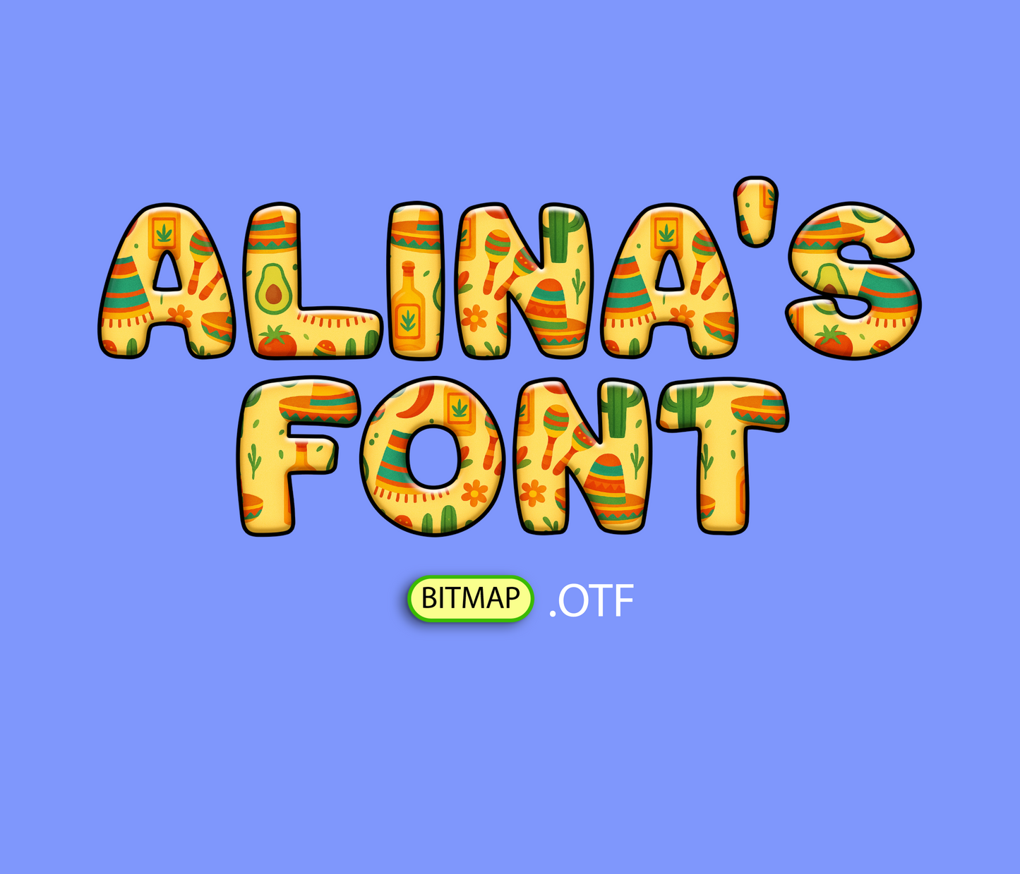 FREE Fiesta Caliente Pattern Font