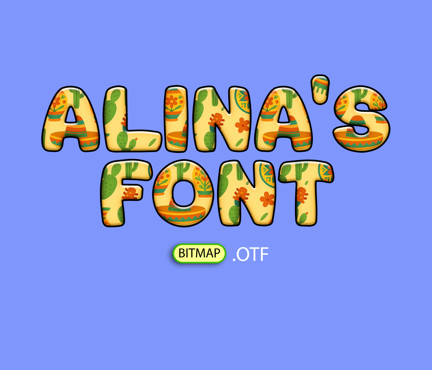 Aztec Sol Pattern Font